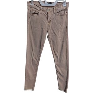 Flying Monkey Women's Jeans Sz 28 tan Brown Skinny Stretchy Distressed